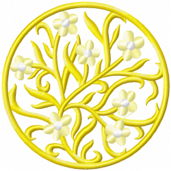 Floral Filigree Embroidery Design 3 Floral Filigree Embroidery Design 3